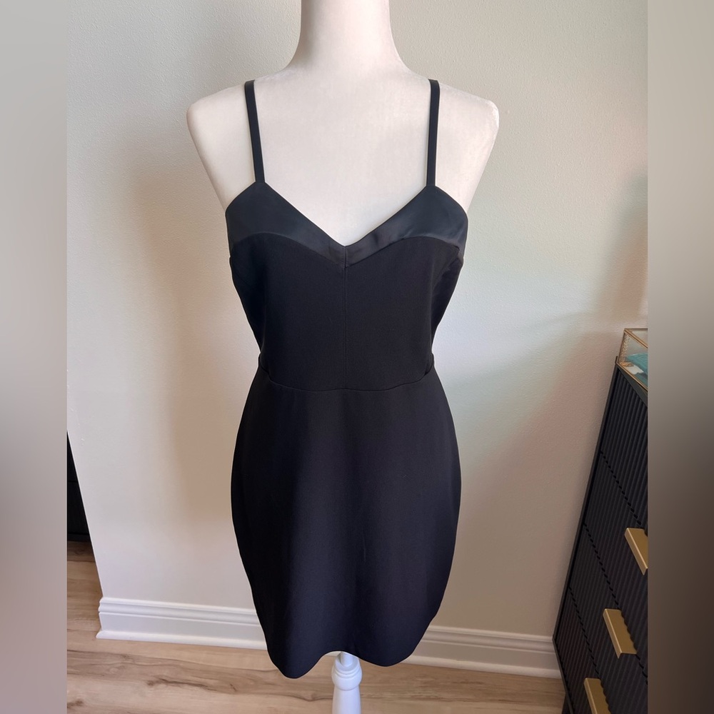 Express black mini dress